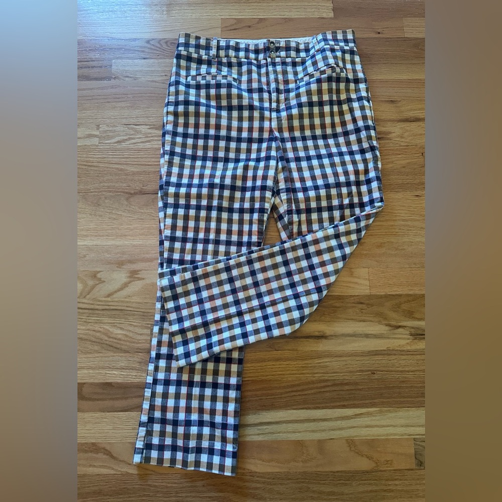 Anthropologie Cream corduroy pants from Essential Collection size 12. Like new